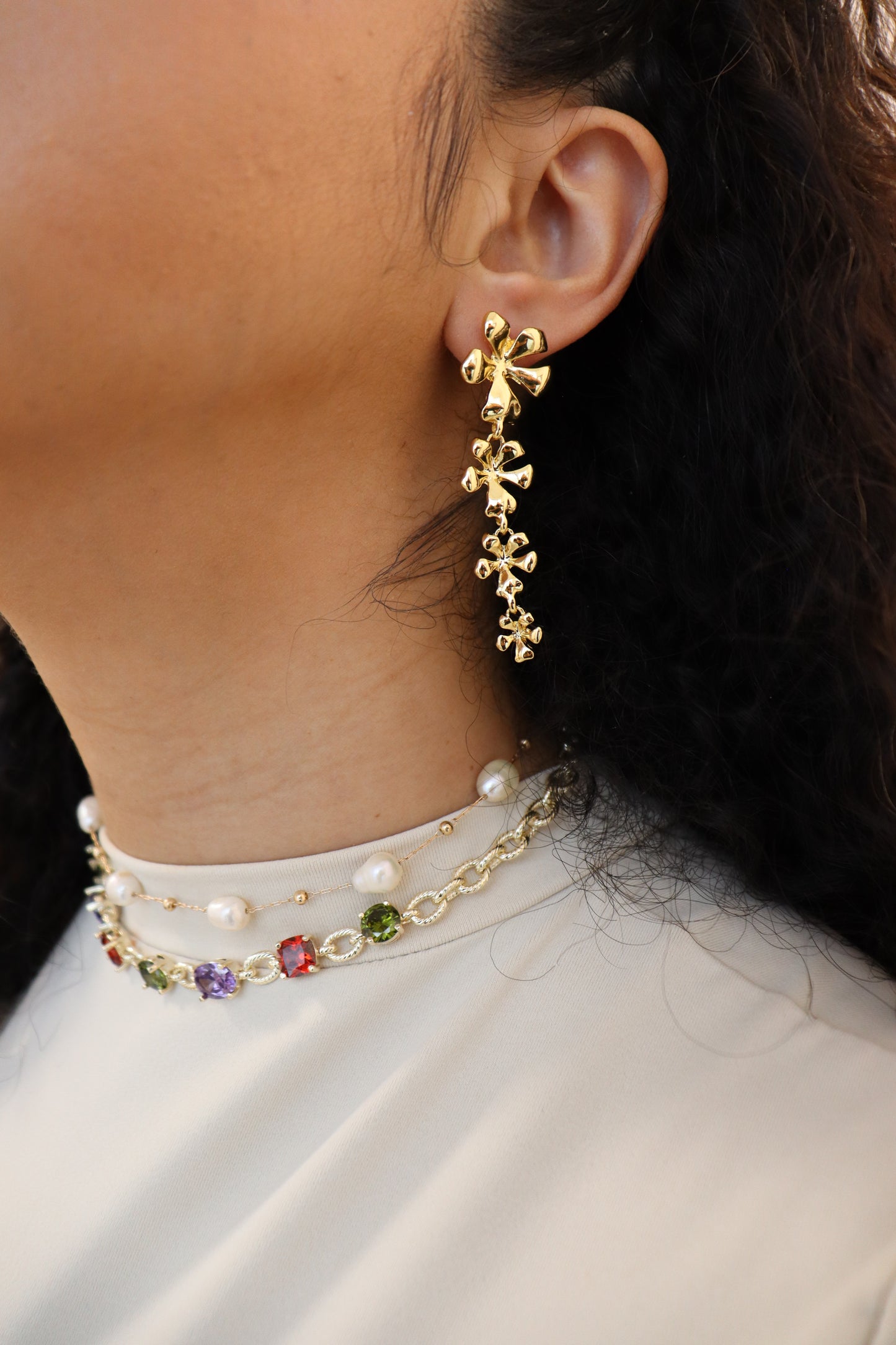 Floral Vine Earrings