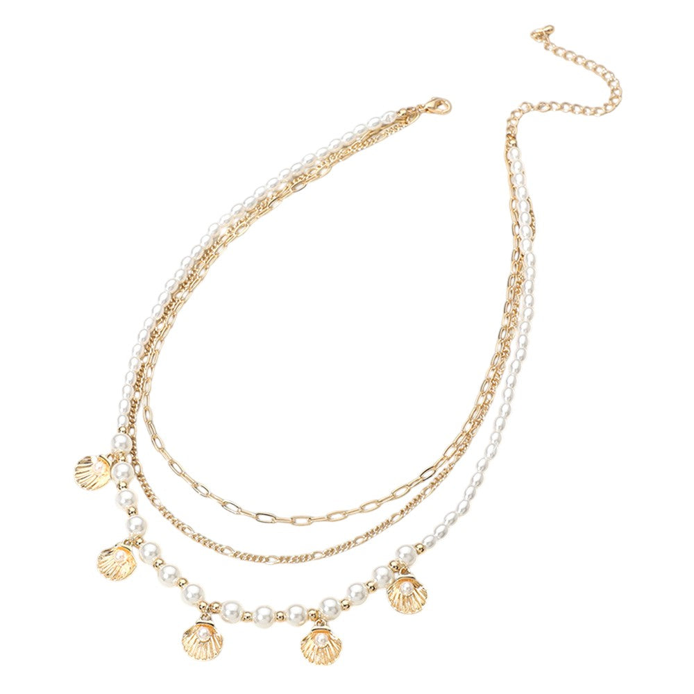 Seashell Charm Necklace